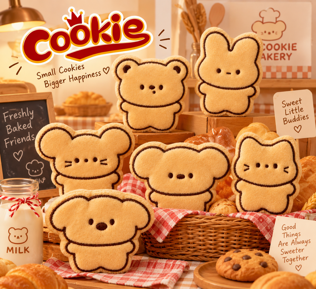 Fresh Baked Buddies Plush Keychain Duo