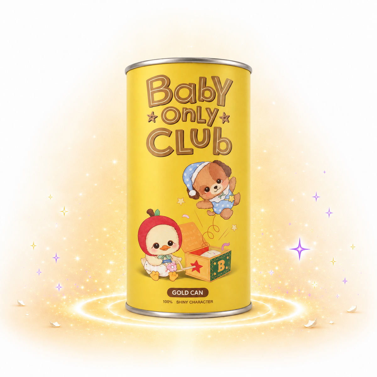 Bobo Nuts Baby Only Club — Gold Can