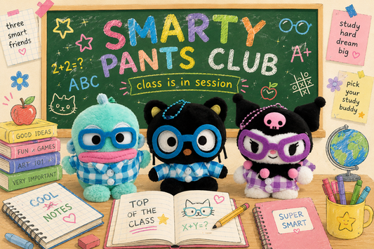 Sanrio Smarty Pants Plush Keychain