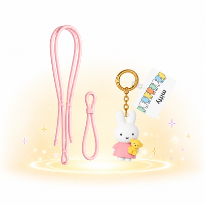 Miffy 2-in-1 Phone Lanyard — Pink