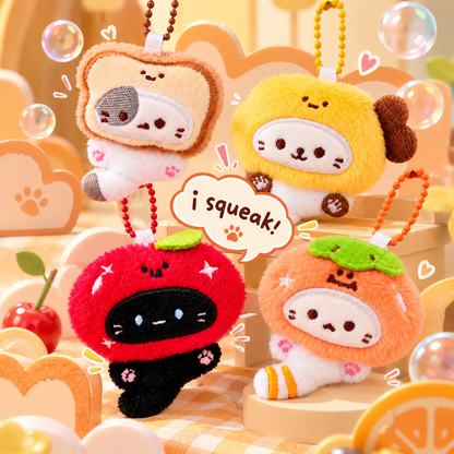 Food Kitties Keychain Series